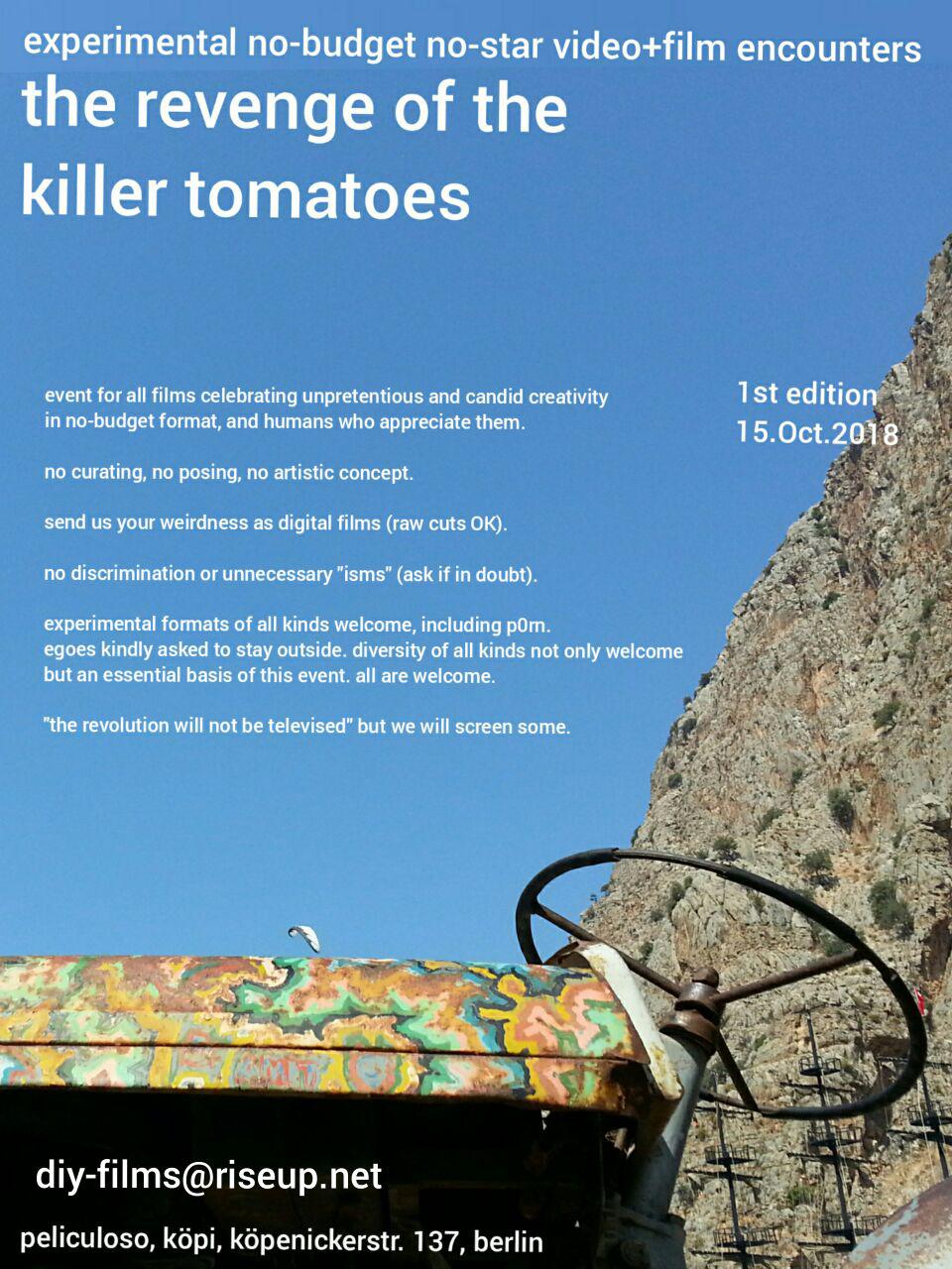 Antidote poster for thereturn of the kiler tomatoes event